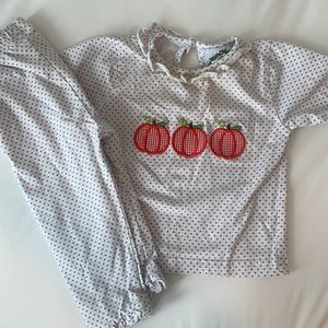 Cecil and Lou Pumpkin PJs